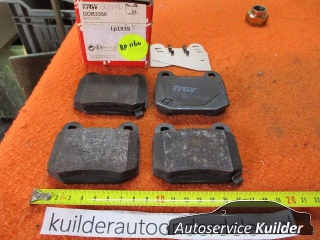 Remblokken achter Mitsubishi Lancer Evo Nissan 350Z BP1164 T, Neuf, -, -, Mitsubishi