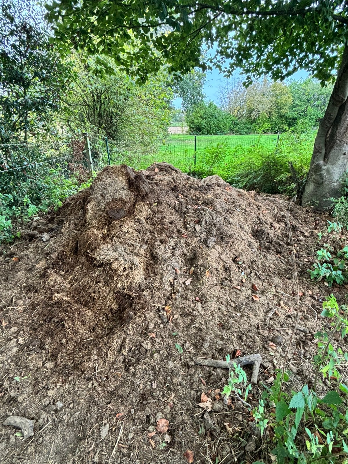 Paardenmest, Tuin en Terras, Ophalen
