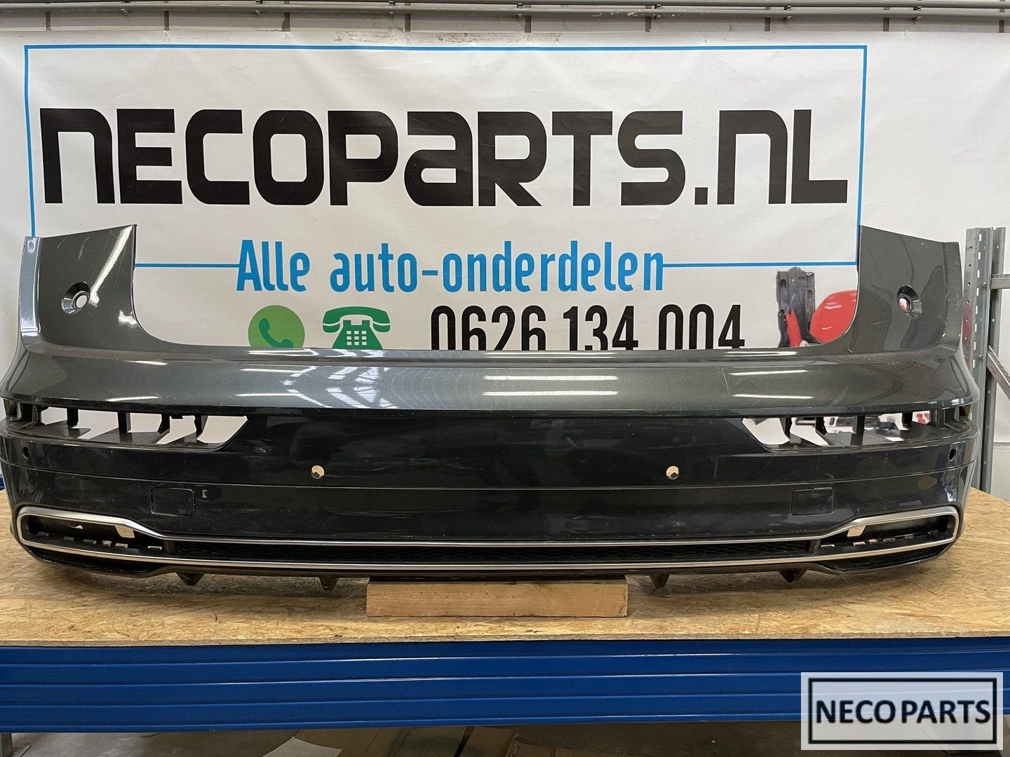 BUMPER AUDI Q5 80A S LINE ACHTERBUMPER ORIGINEEL 80A807521D, Gebruikt, -, -, Achter