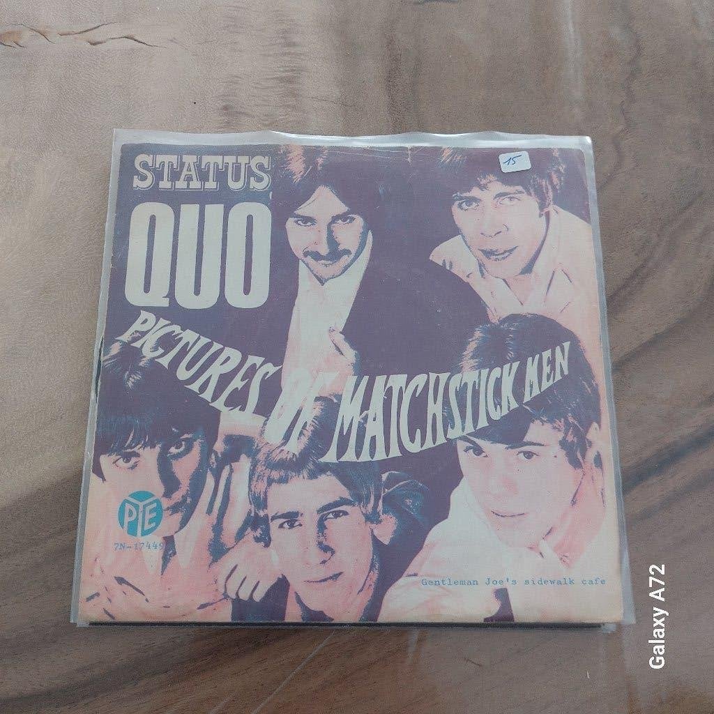 status quo,pictures of matchstick men, Gebruikt, 7 inch, Ophalen of Verzenden, Rock en Metal