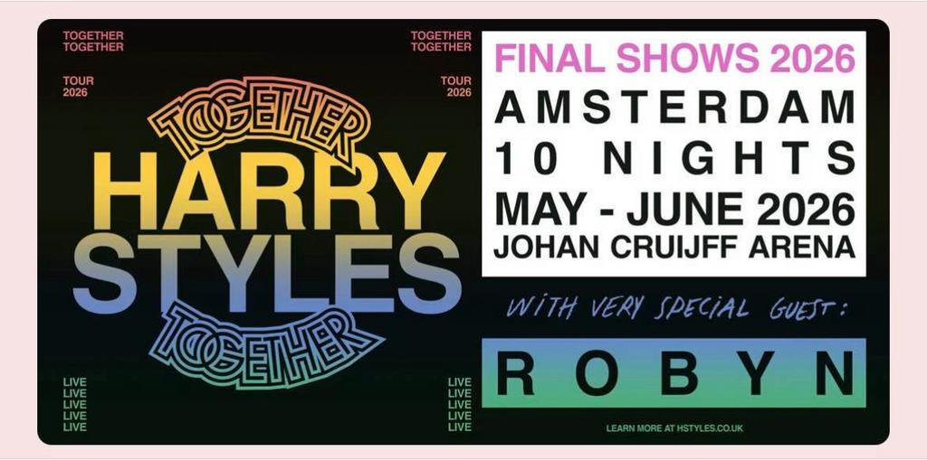 ️ Harry Styles – Amsterdam  29 mei, Tickets en Kaartjes, Eén persoon