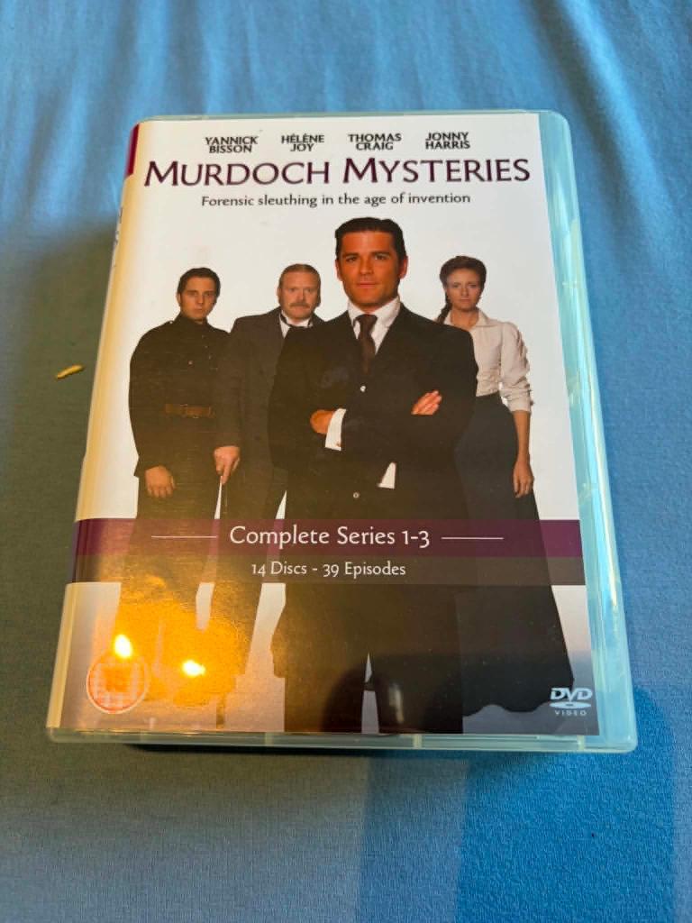 Murdoch Mysteries S1-3 DVD Boxset, Ophalen, Gebruikt, Boxset, Vanaf 12 jaar