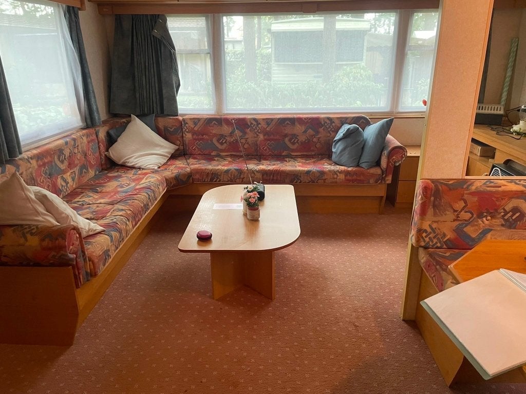 Goed onderhouden stacaravan Goolderheide,  Bocholt, België, Caravans en Kamperen, Stacaravans, Tot en met 6