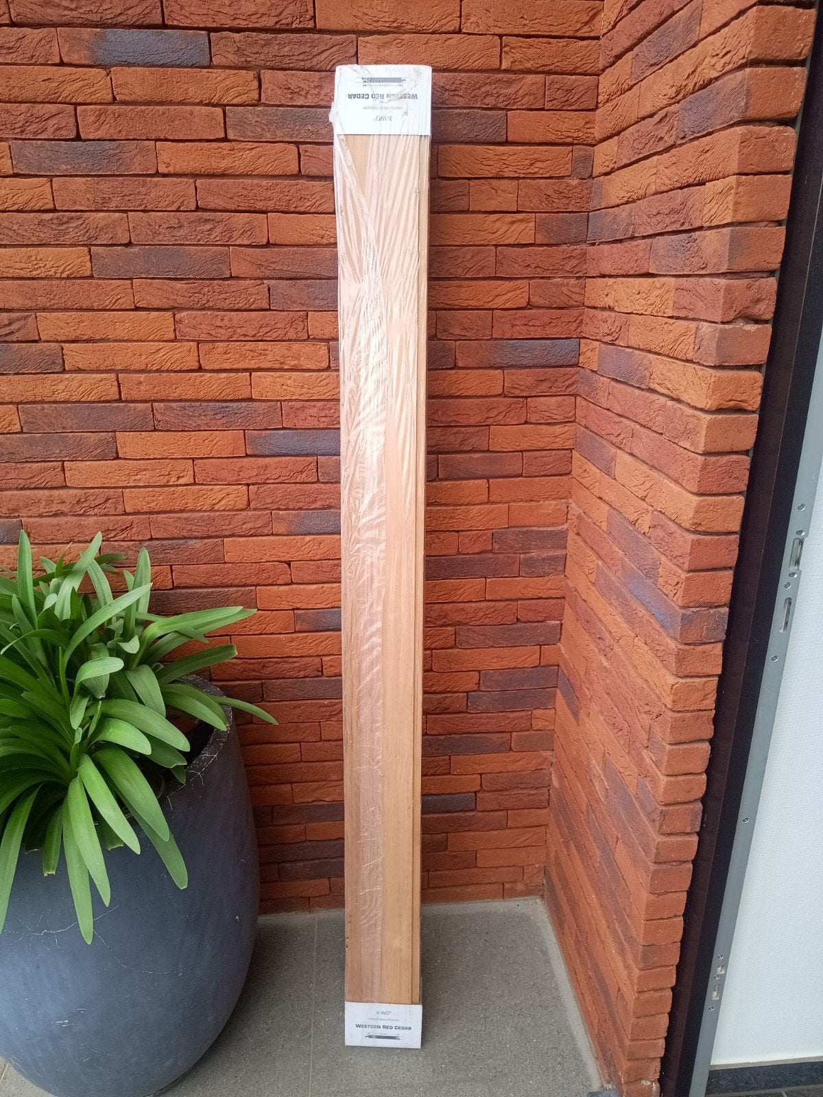 Dark cedar plancher nouveau, Ophalen, Planken