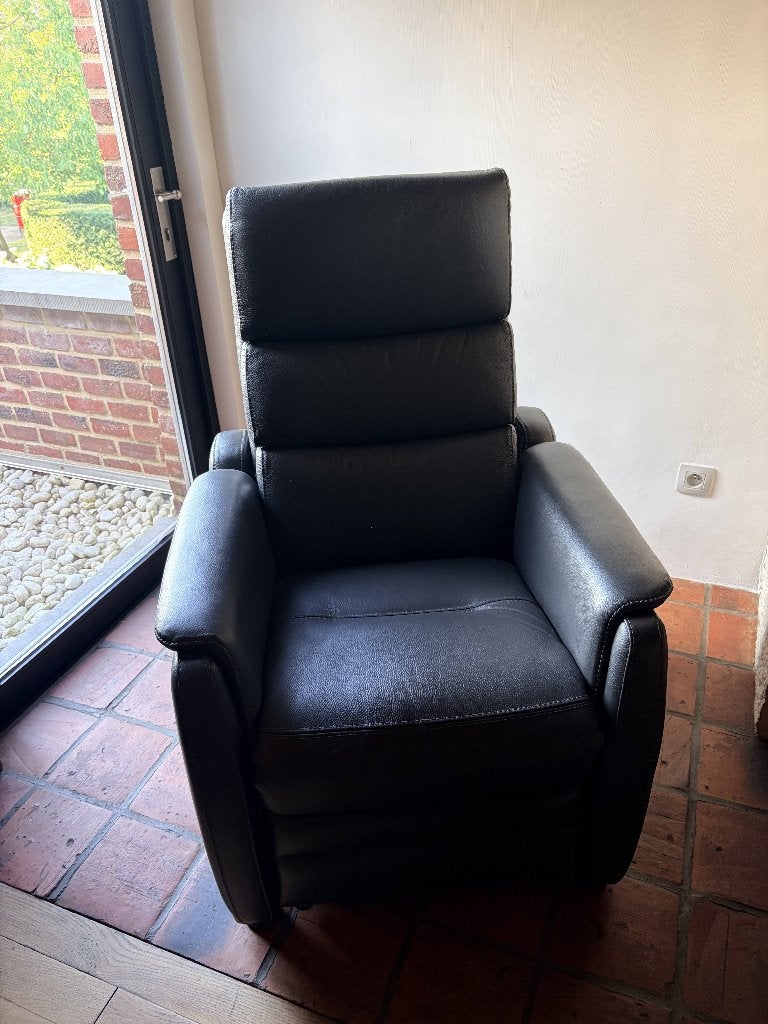 recor relax rubicon sofa, Ophalen, Zo goed als nieuw, 75 tot 100 cm, Leer