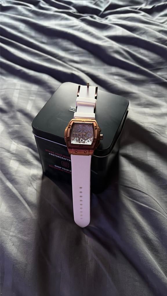 Rotorcraft horloge, Enlèvement, Comme neuf, Blanc, Garçon ou Fille