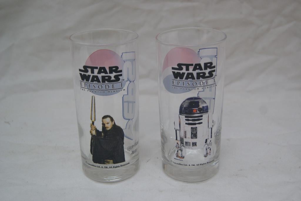 Verres à Pepsi Star Wars., Enlèvement ou Envoi, Utilisé, Ustensile