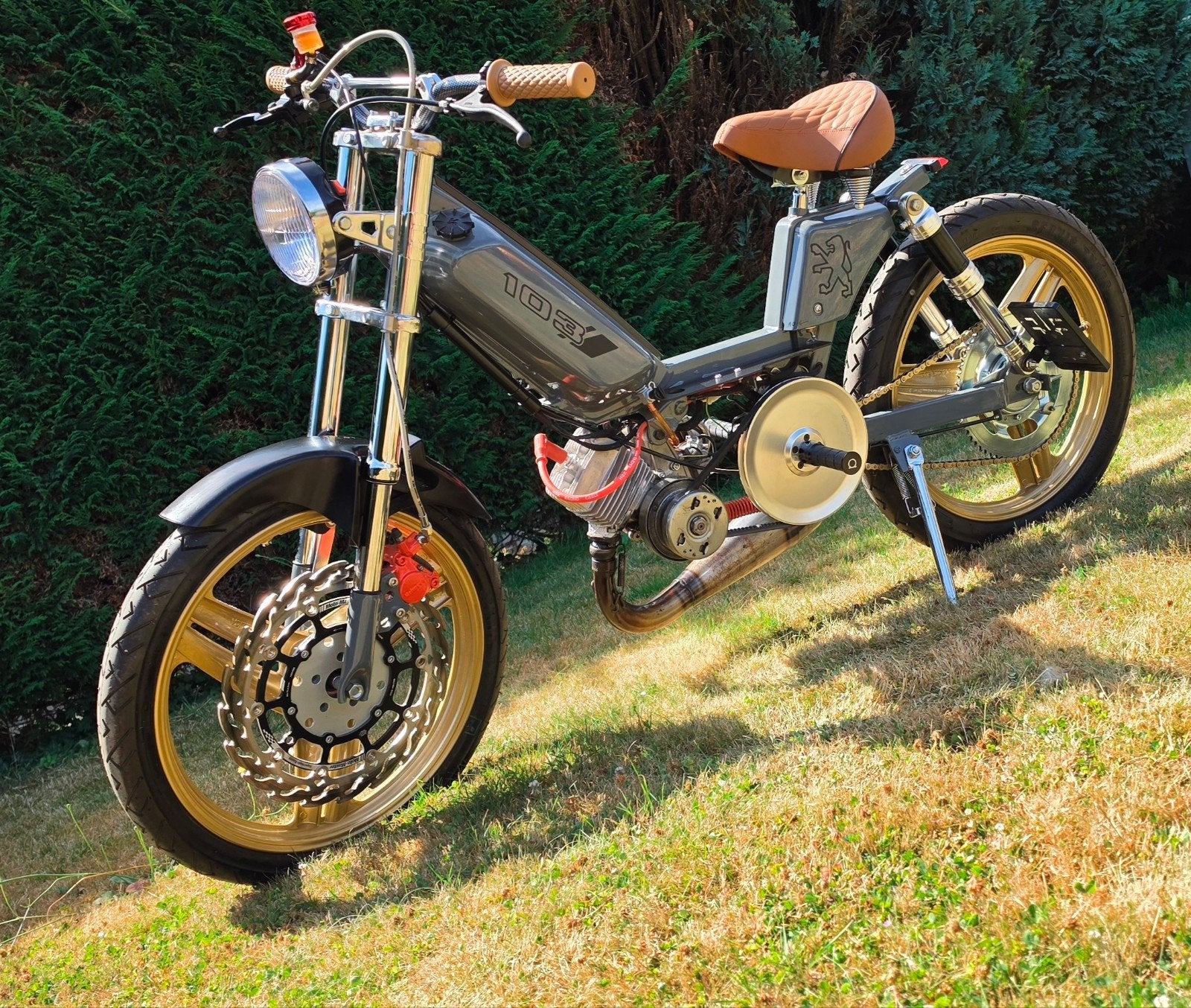 peugeot 103 met polini 80 cc moterblok te koop, Ophalen