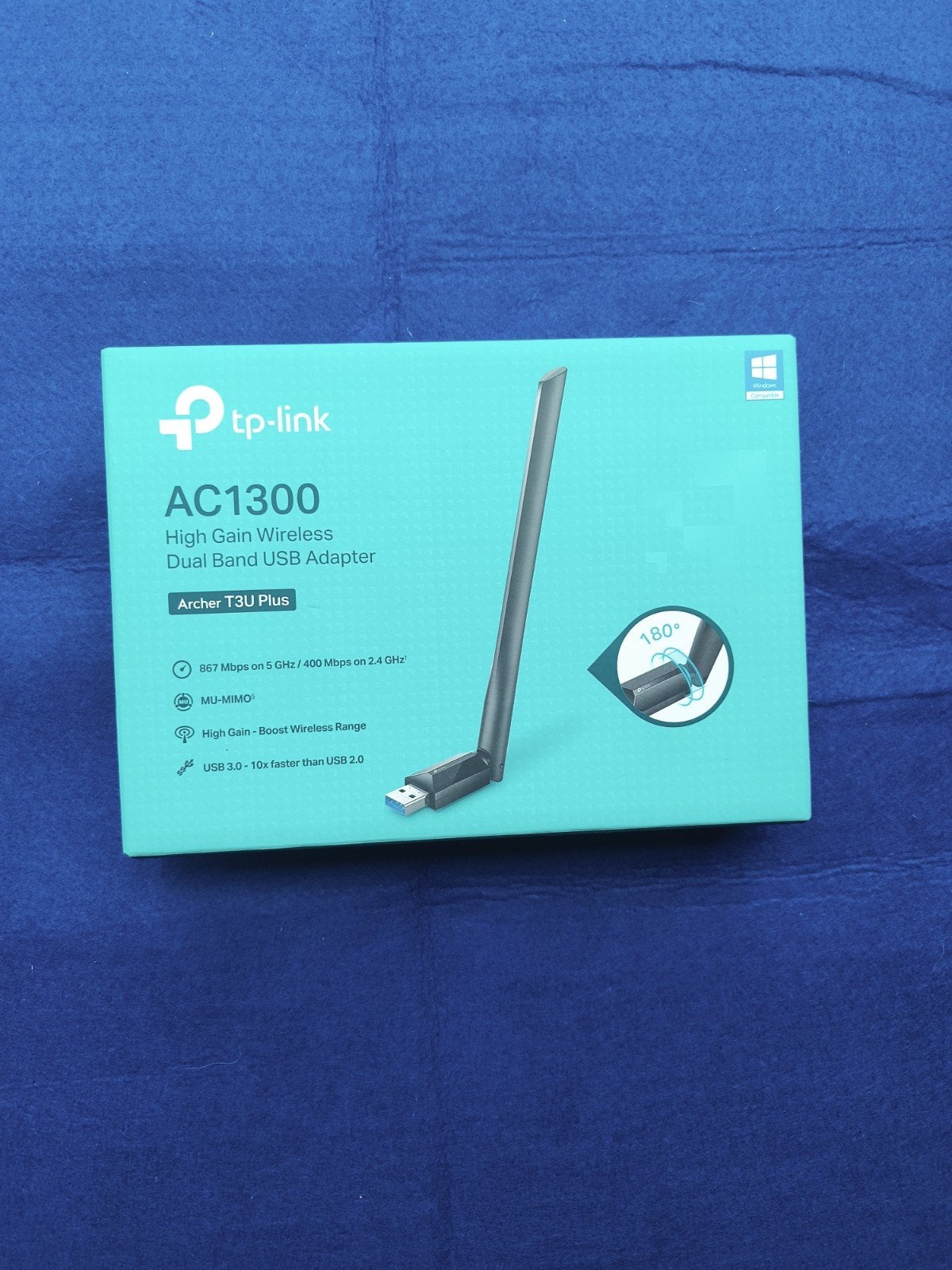 TP-Link Archer T3U Plus AC1300 USB wifi, Computers en Software, Ophalen of Verzenden, Zo goed als nieuw, Extern, Tp-link