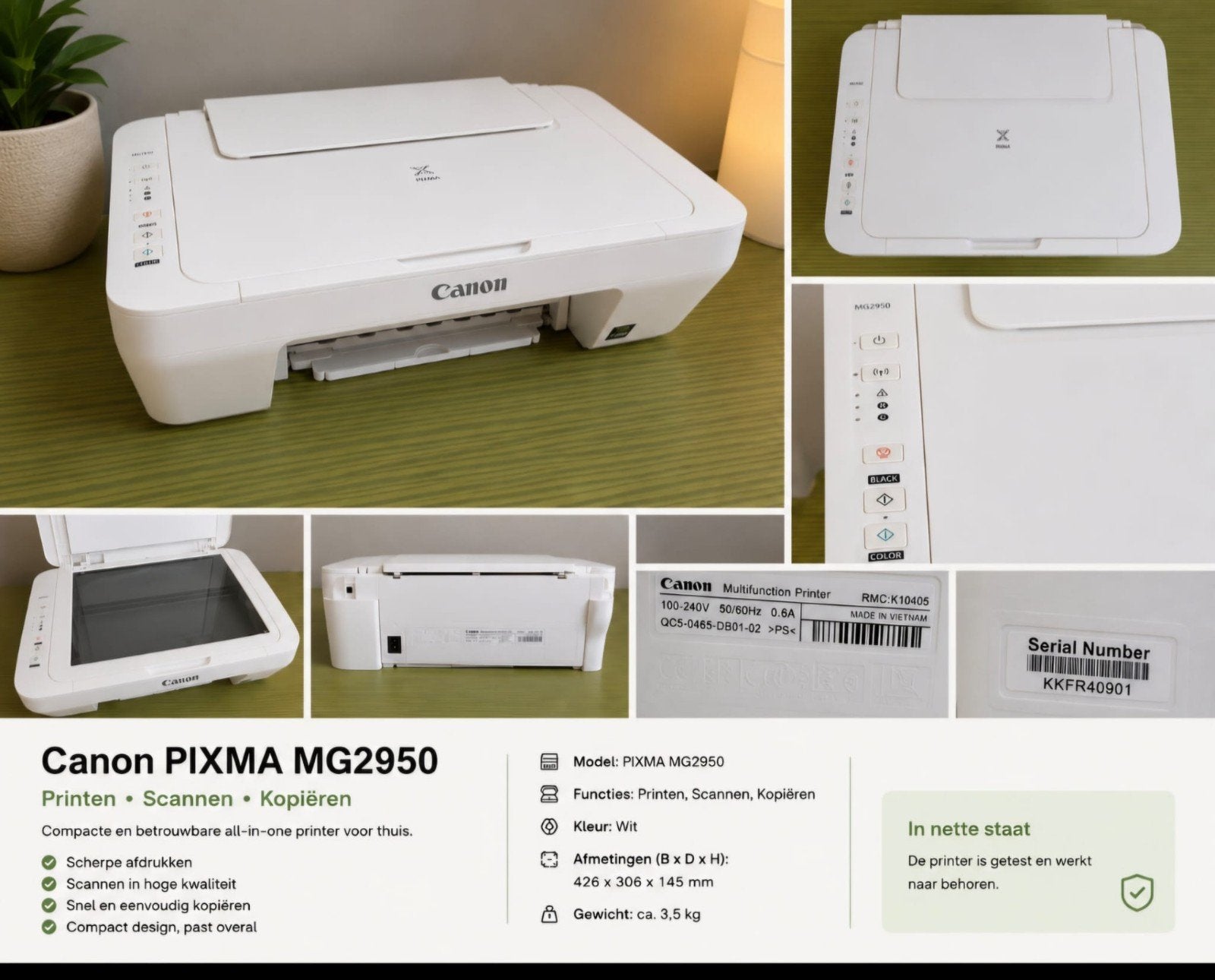 printer, Computers en Software, Printers, Ophalen, Zo goed als nieuw, Printer
