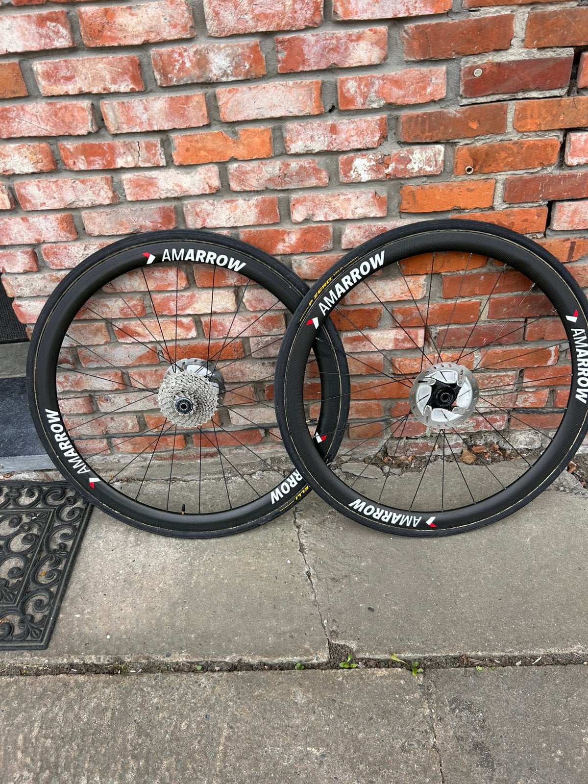 Amarrow tube wielen cyclocros,gravel,wegwielrennen, Fietsen en Brommers, Fietsonderdelen, Ophalen, Zo goed als nieuw