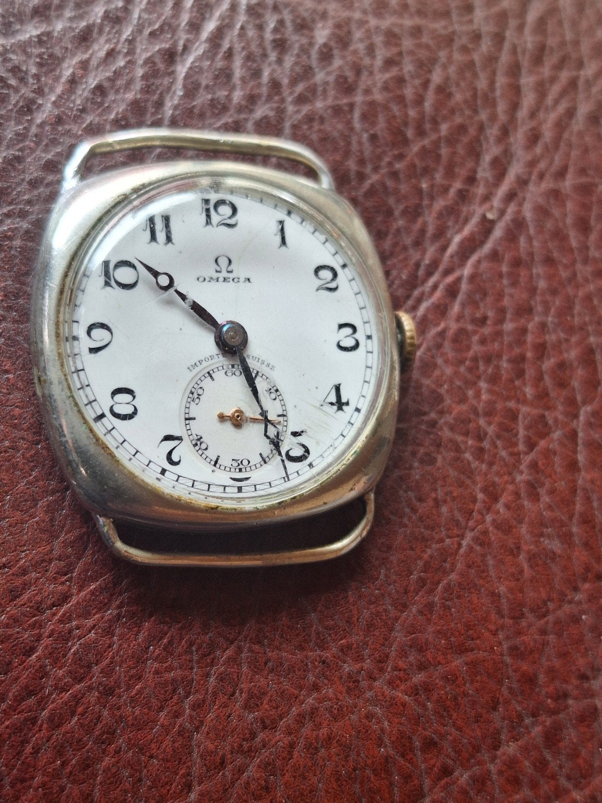 Montre tranchée ww1 montre oméga bracelet 1915/20, Enlèvement ou Envoi