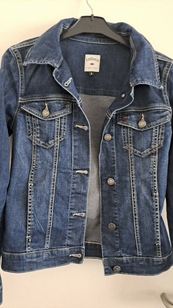 Veste en jeans LEE COOPER  taille S, Lee Cooper, Enlèvement, Porté, Bleu