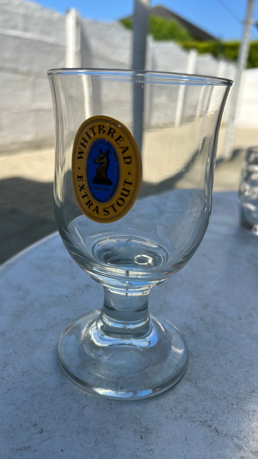 6 vieux verres Whitebread Stout, Collections, Enlèvement, Comme neuf