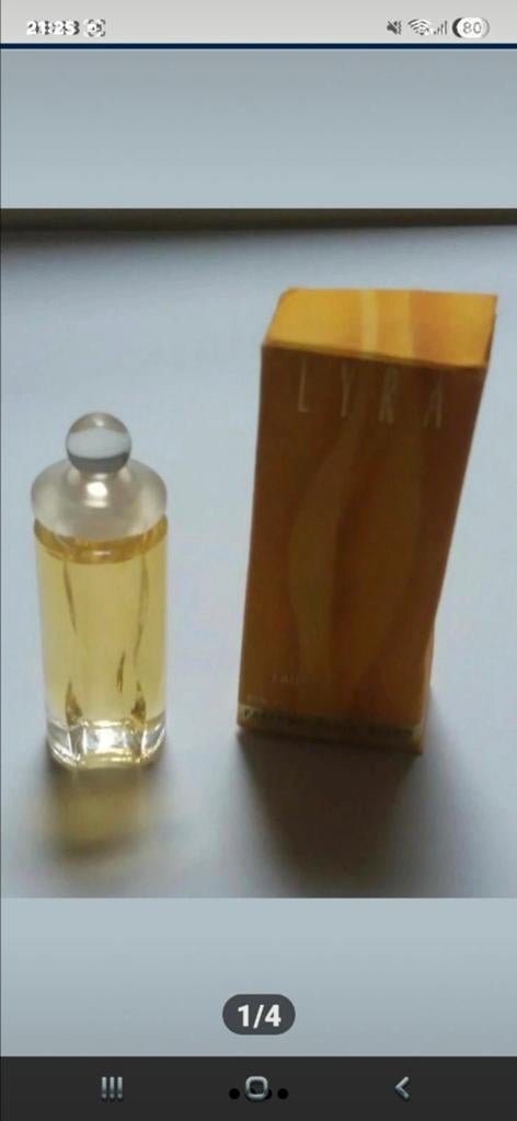 Miniature Vintage Lyra Alain Delon 5ml eau de toilette, Ophalen of Verzenden