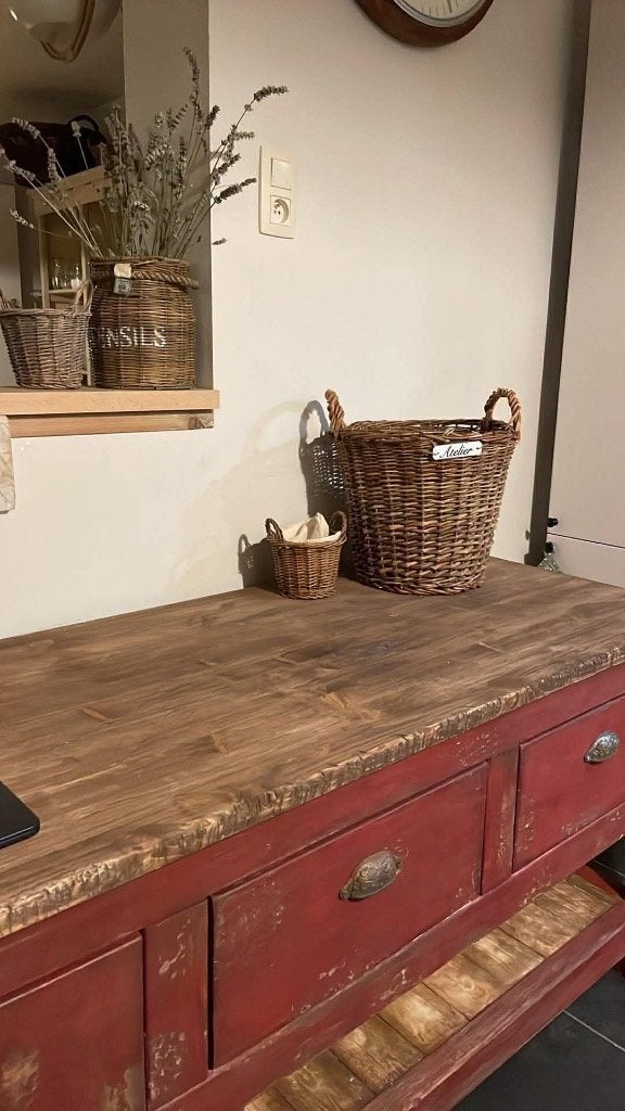 très beau meuble de cuisine fait main ( 3 tiroirs ), Maison & Meubles, Enlèvement, Comme neuf