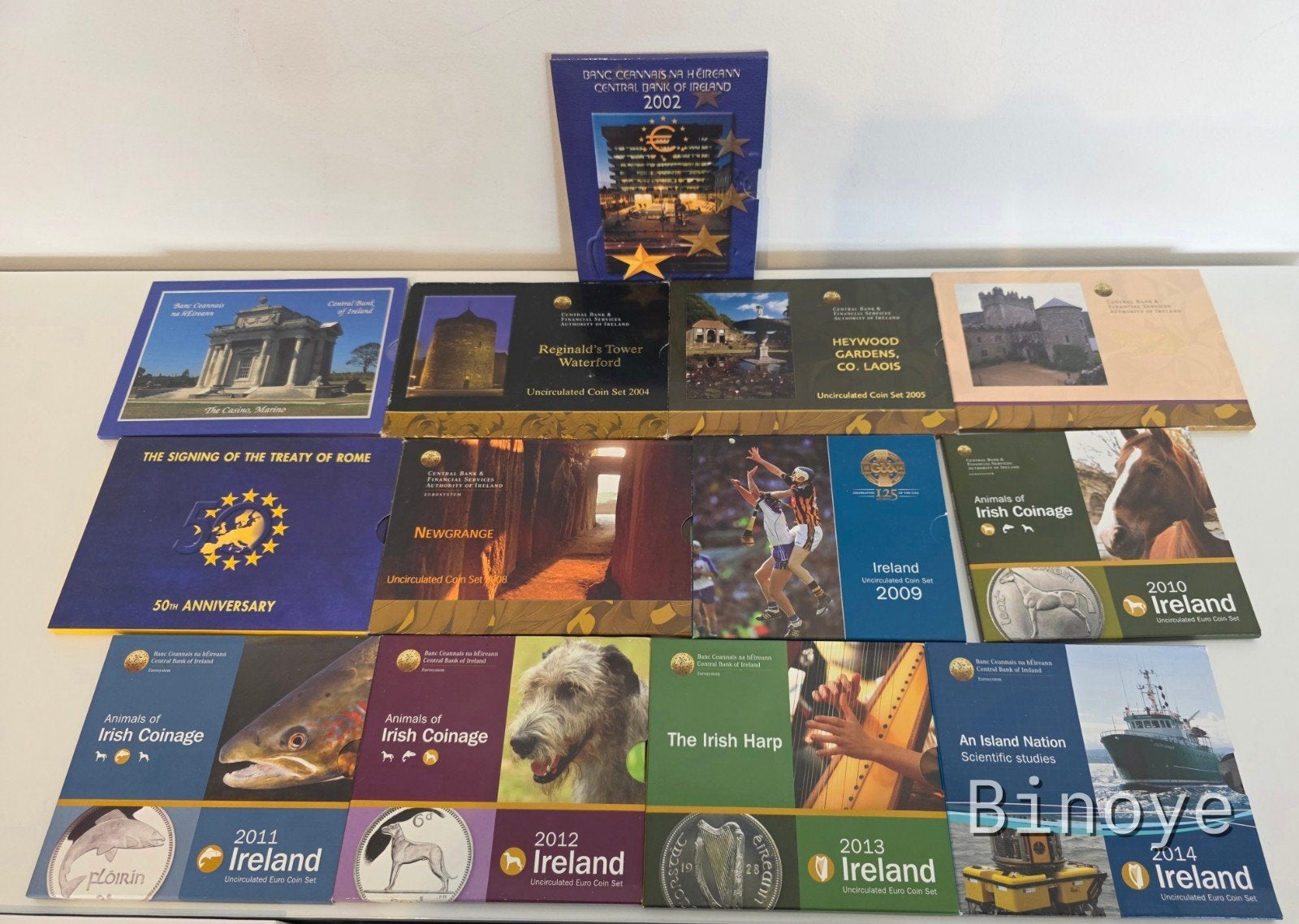 irlande collection complète euroset BU 2002 à 2014 - 13 set, Enlèvement ou Envoi, Irlande, Série