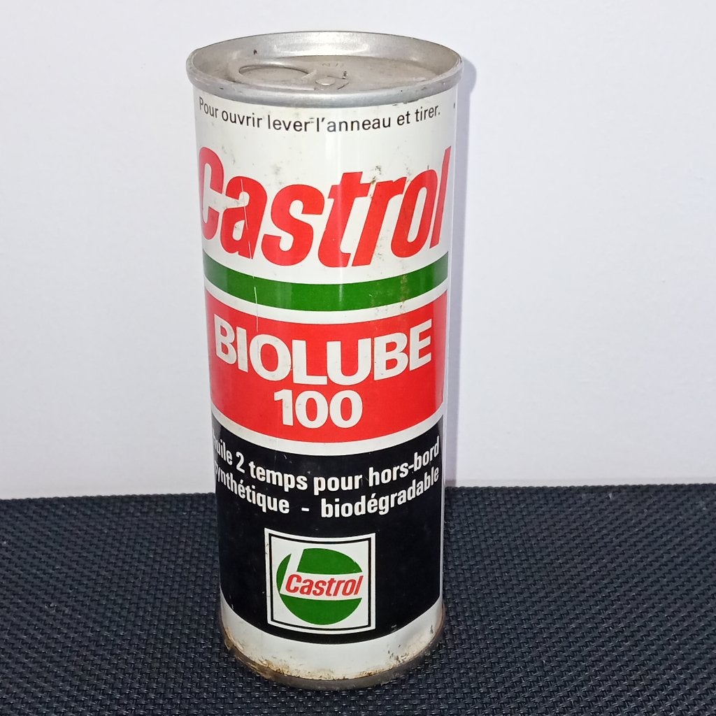 bidon d'huile vintage CASTROL Biolube 100 non ouvert, Enlèvement ou Envoi, Comme neuf
