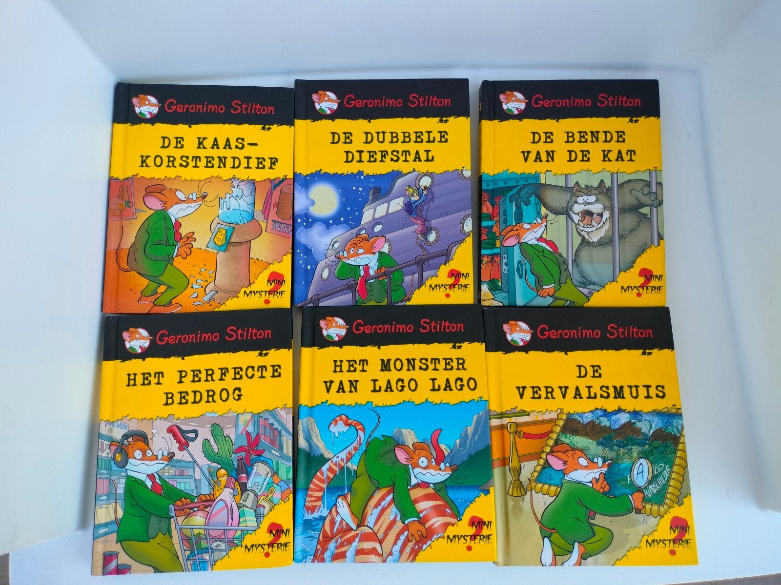 Geronimo Stilton - MINI MYSTERIES, Boeken, Kinderboeken | Jeugd | onder 10 jaar, Ophalen, Fictie algemeen, Geronimo Stilton, Zo goed als nieuw