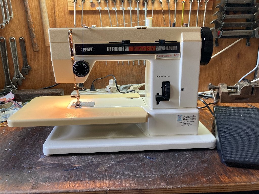 Pfaff Hobbymatic 807 - kwaliteitsmachine!, Hobby en Vrije tijd, Ophalen of Verzenden, Gebruikt, Naaimachine, Pfaff
