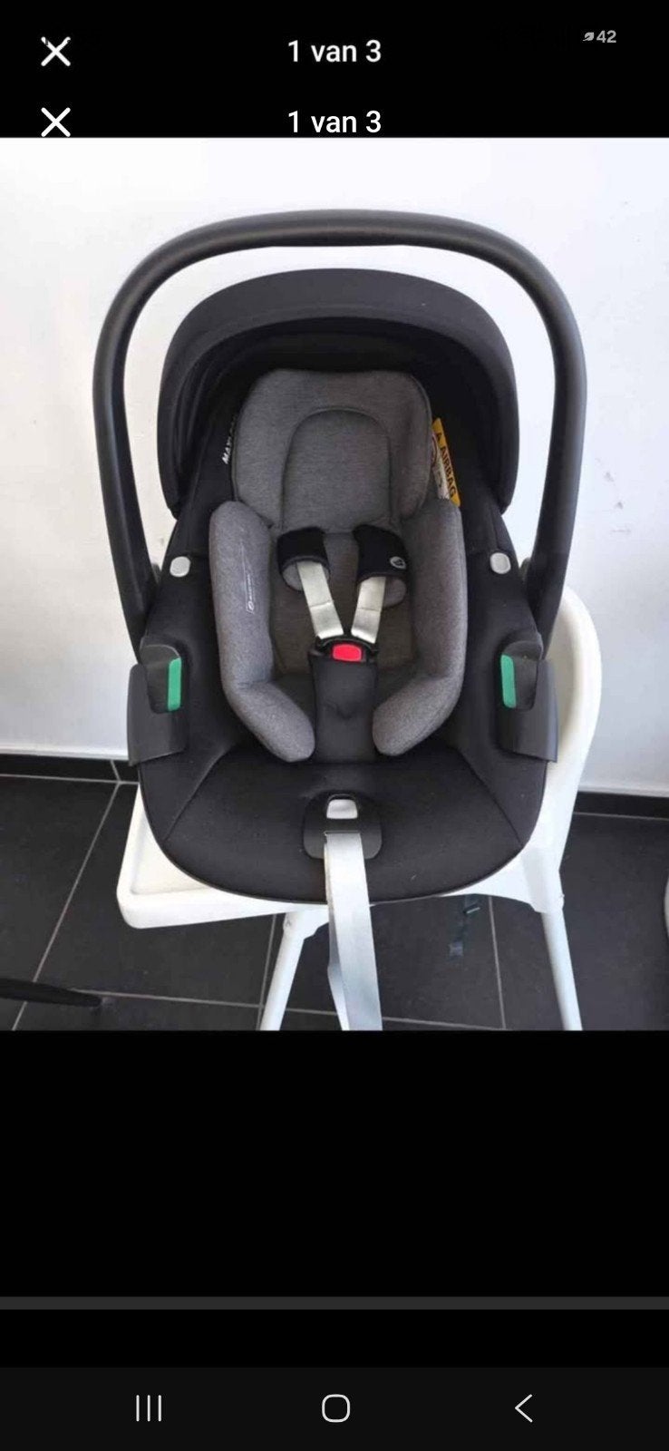 maxi cosi 360 pebble zwart, Kinderen en Baby's, Autostoeltjes, Ophalen