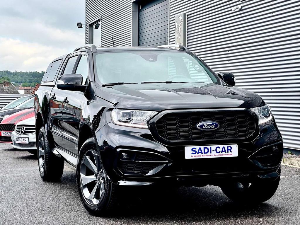 Ford Ranger MS-RT 2.0 BiT 213cv 4WD Pack Carbone - DOUBLE CA, Autos, Cuir, 2382 kg, Achat, Entreprise
