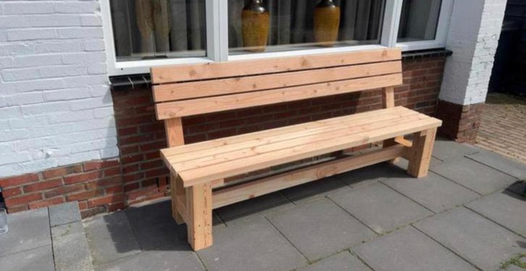 superstevige tuinbanken - douglashout, Ophalen of Verzenden, Nieuw, Hout