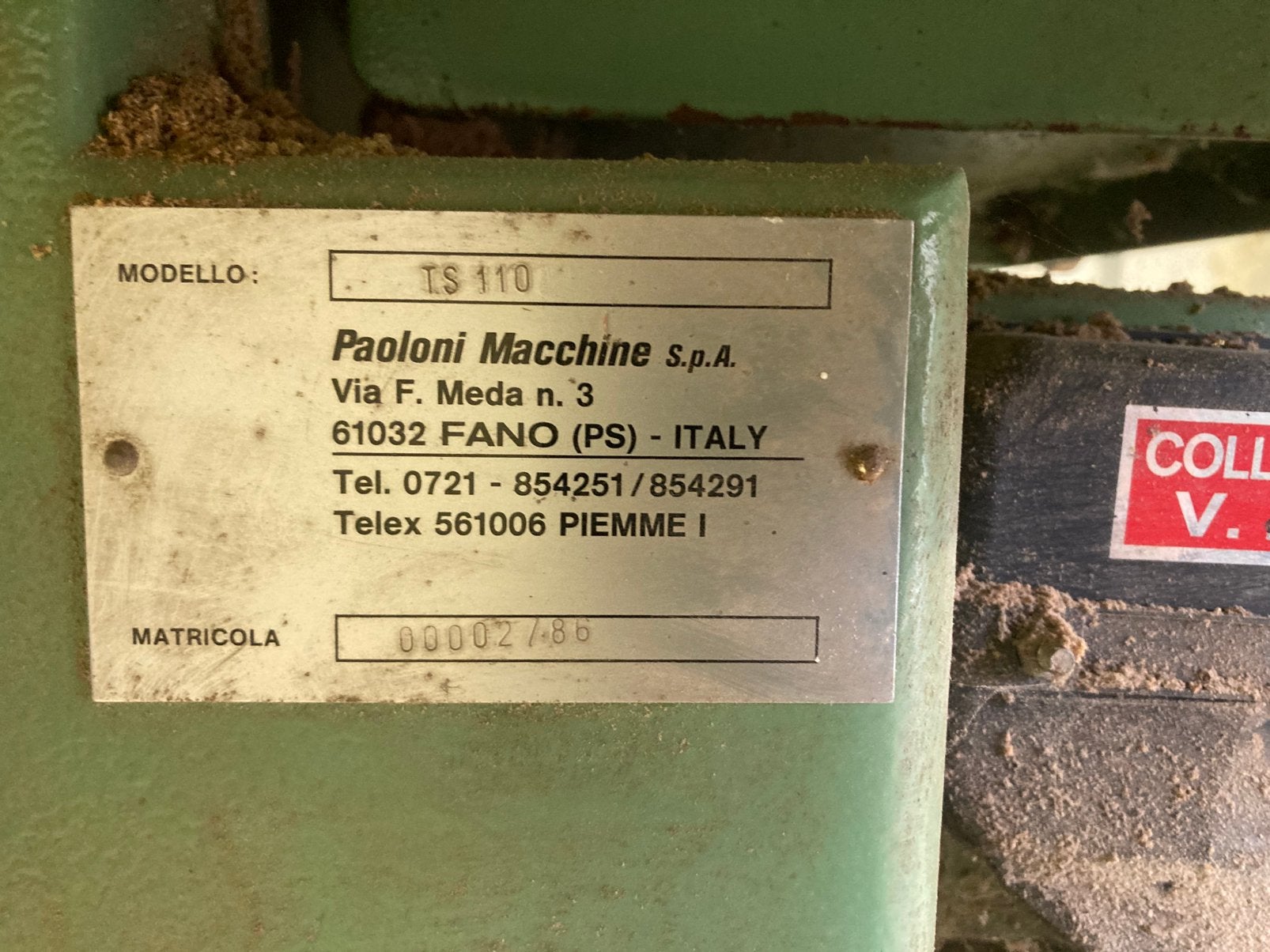 Combine/ zaagmachine-freesmachine, Ophalen