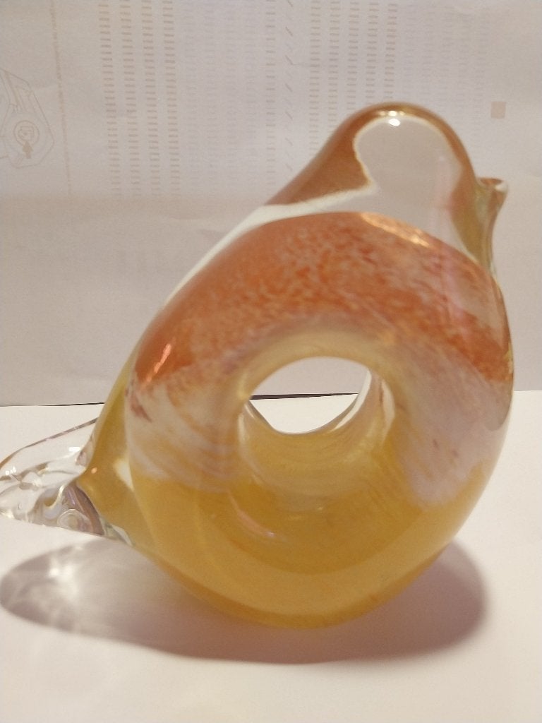 VINTAGE OISEAU DE MURANO FAIT A LA  MAIN SOUFFLE DE 1970, Enlèvement ou Envoi, Autres matériaux, Autres types