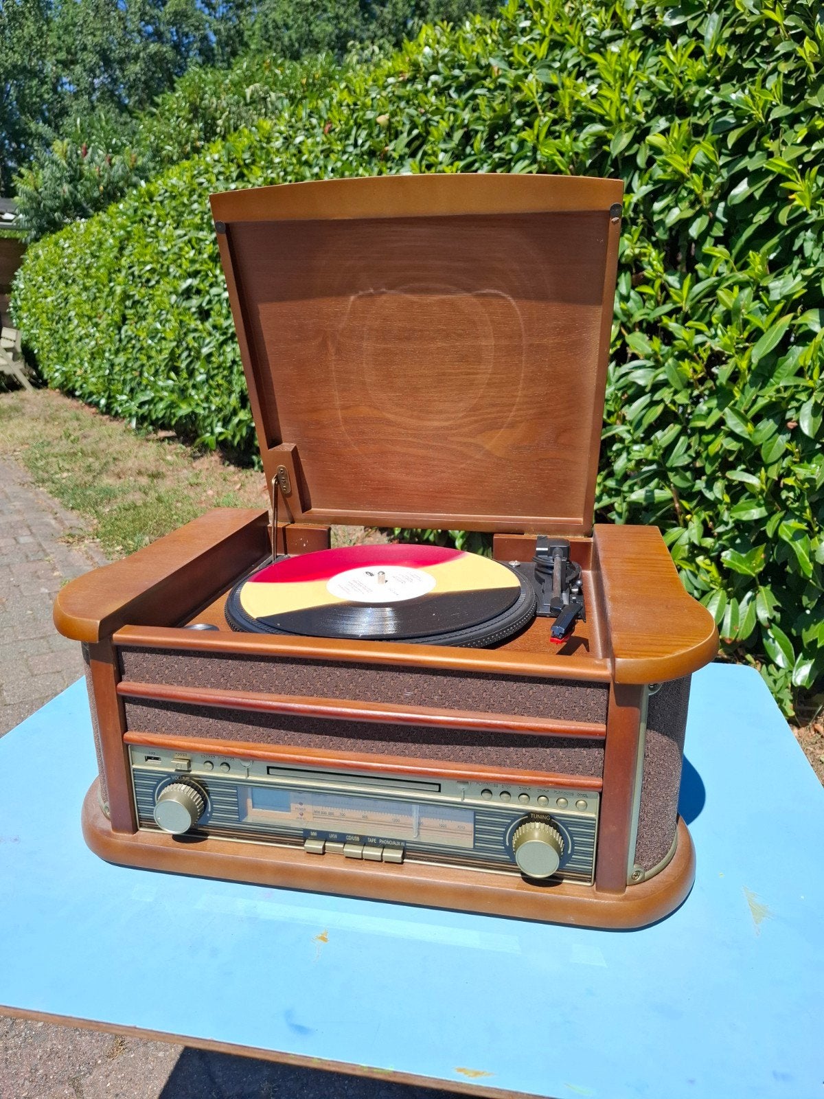 Soundmaster Platenspeler/Radio/Bluetooth, Audio, Tv en Foto, Platenspelers, Ophalen, Platenspeler