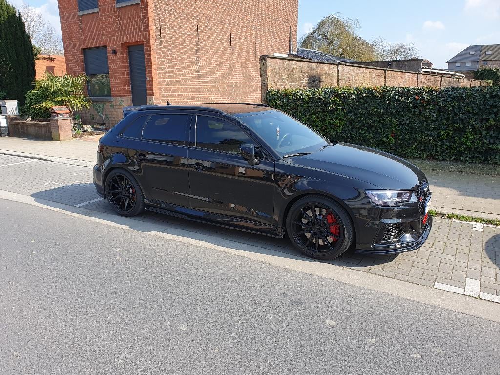 AUDI RS3 2020 FUUL BLACK !!! ETAT NEUF !!!, Cuir et Alcantara, Achat, RS3, Entretenue par le concessionnaire