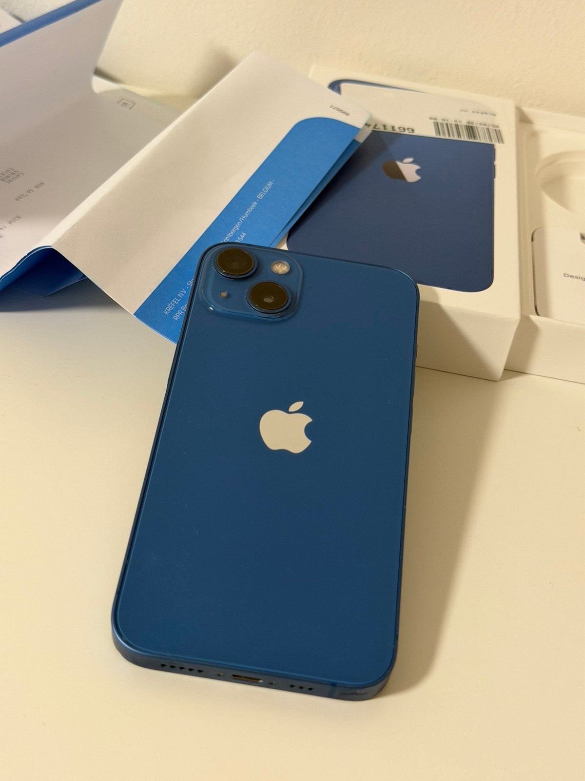 Iphone 13 Blauw apple, IPhone 13, Comme neuf, Enlèvement, Apple
