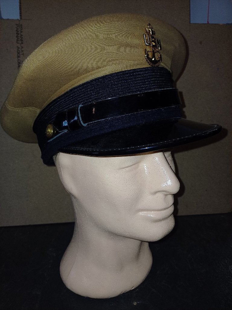 Casquette CPO US navy américaine - repro, Enlèvement ou Envoi, Marine, Casque ou Béret