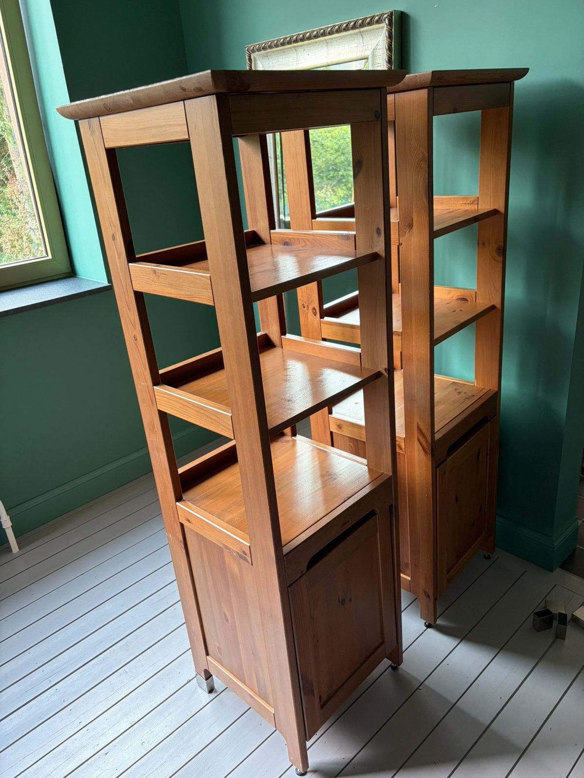 Deux armoires de salle de bain, 25 à 50 cm, Armoire (mi-)haute, Utilisé, Moins de 50 cm