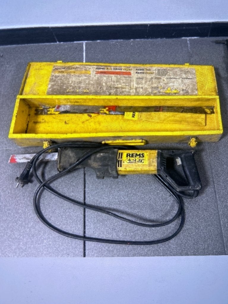 Rems cat VE reciprozaag voor leidingen en buizen, Bricolage & Construction, Enlèvement ou Envoi, Utilisé, Scie sabre