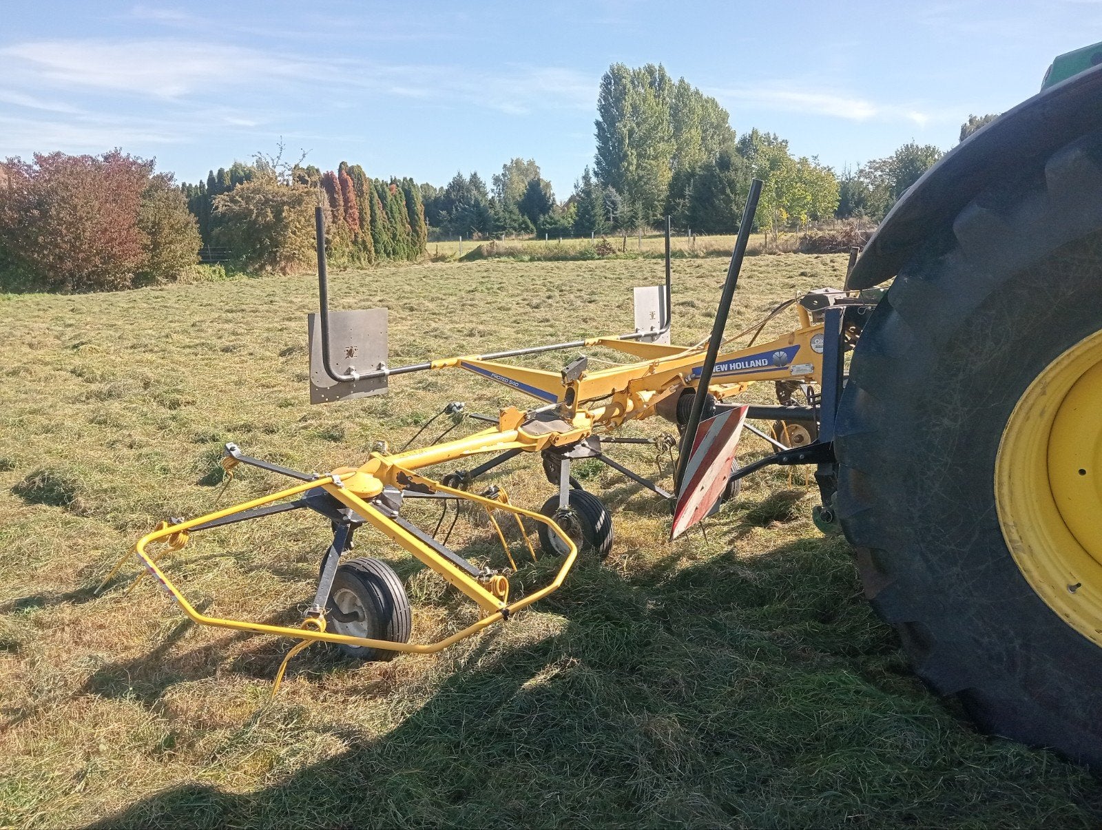 faneuse New Holland, Enlèvement