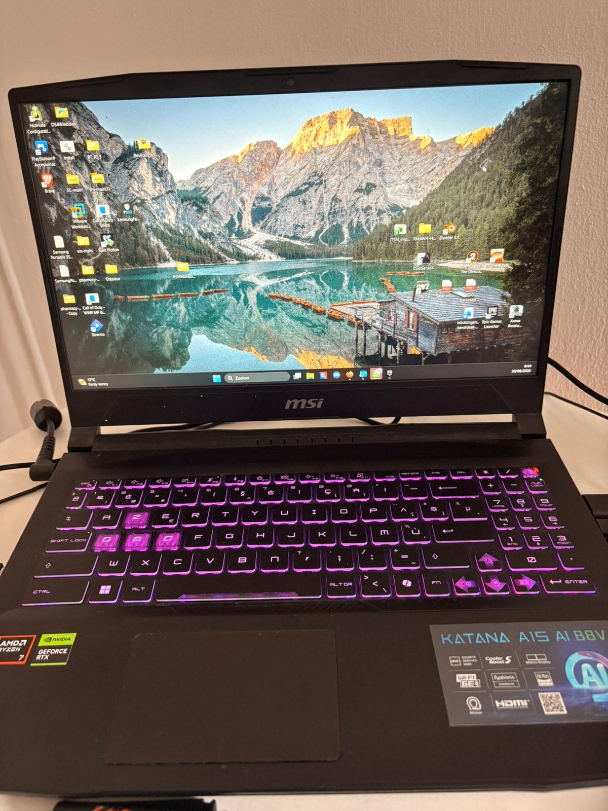 Gaming laptop | MSI katana 15AI, Computers en Software, Ophalen of Verzenden, Zo goed als nieuw, Gaming, SSD