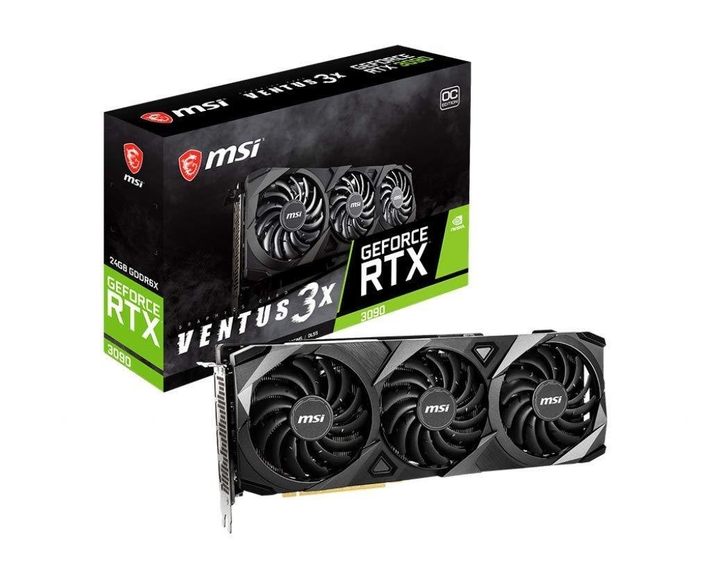MSI GeForce RTX 3090 Ventus 3X 24G OC met 24GB GDDR6X, Ophalen, GDDR6, Zo goed als nieuw, HDMI