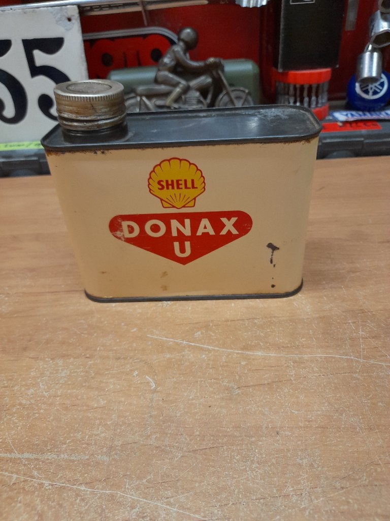 oud oliekannetje met lege huls Donax U, Ophalen of Verzenden, Gebruikt, Overige typen