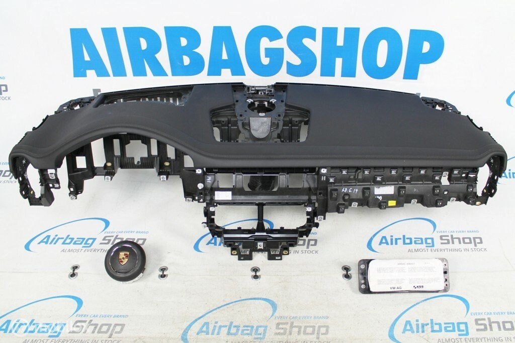 Airbag kit Tableau de bord cuir noir HUD Porsche, Gebruikt, Ophalen of Verzenden