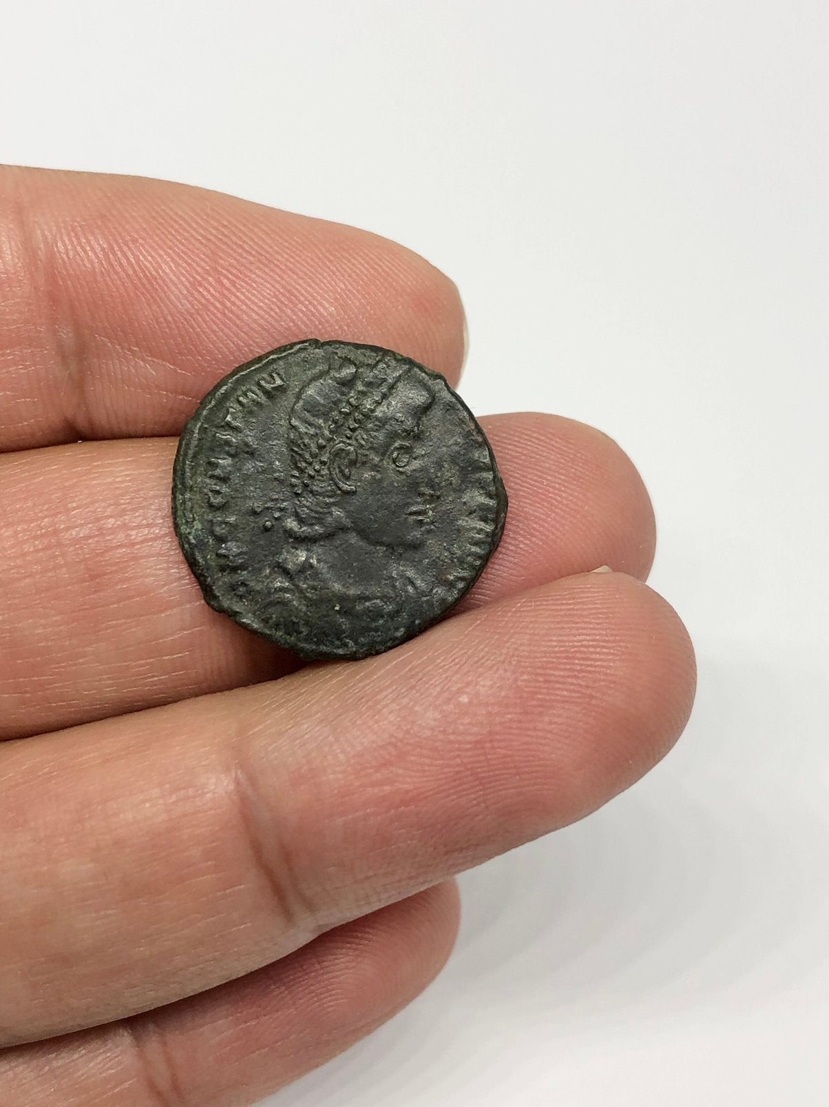Romeinse munt, Follis, Constantius II (337-361 AD), Ophalen of Verzenden, Italië, Losse munt