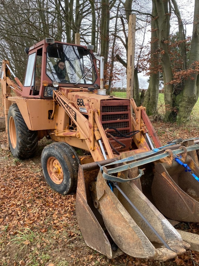 Tractopelle CASE 580F 1979, Zakelijke goederen, Machines en Bouw | Kranen en Graafmachines, Graaflaadcombinatie, Ophalen
