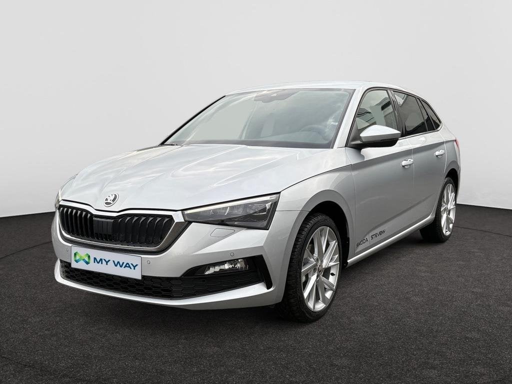 Skoda Scala Clever+ 1,0 TSI 81 KW 6-speed mech., Auto's, Skoda, Scala, 129 g/km, Handgeschakeld, Zilver of Grijs