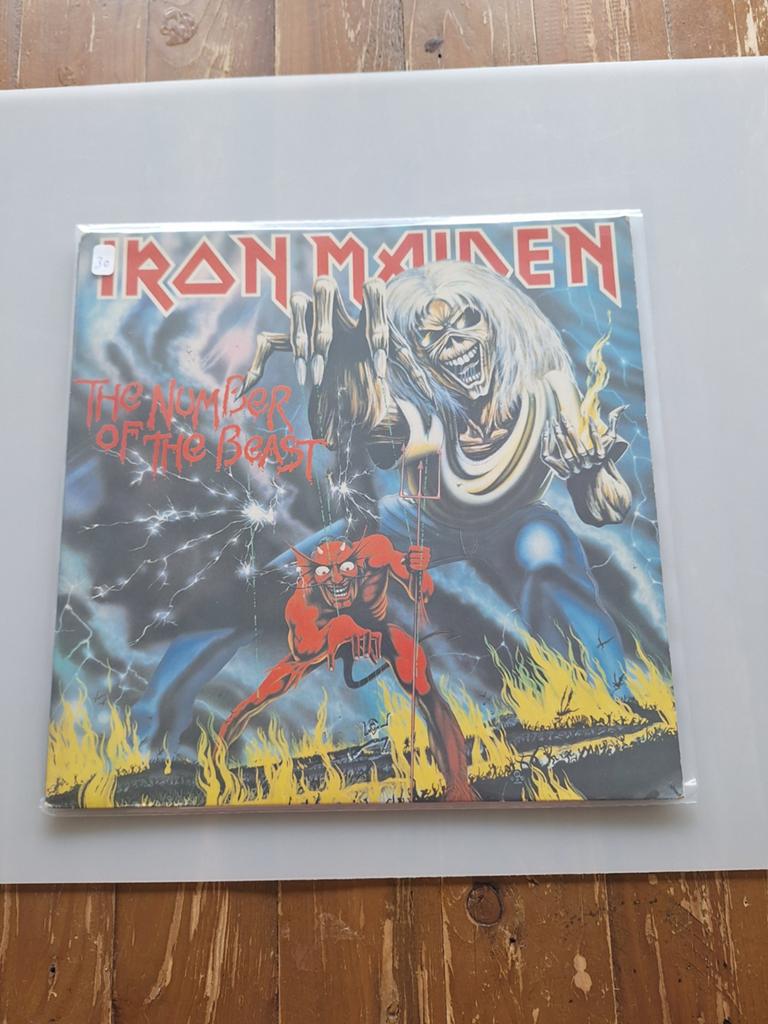 Iron Maiden – The Number Of The Beast LP, Enlèvement ou Envoi