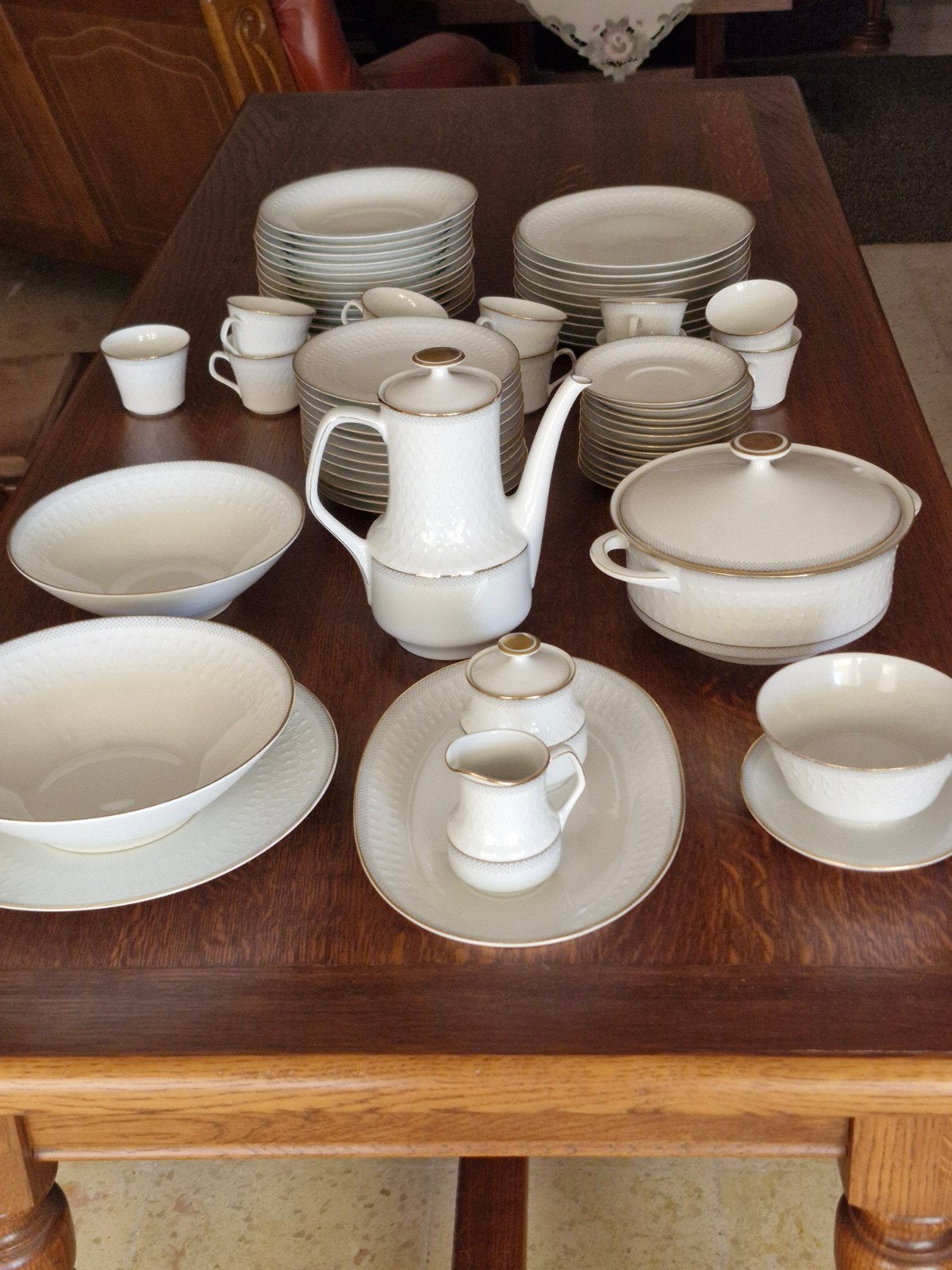 Prachtig vintage Mitterteich Bavaria porseleinen servies, Ophalen