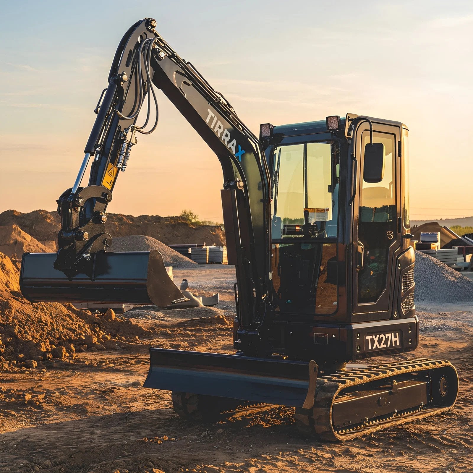 TIRRAX Binnendraaier TX27H (année de construction 2026), Articles professionnels, TIRRAX, Info@tirrax.com, Excavatrice