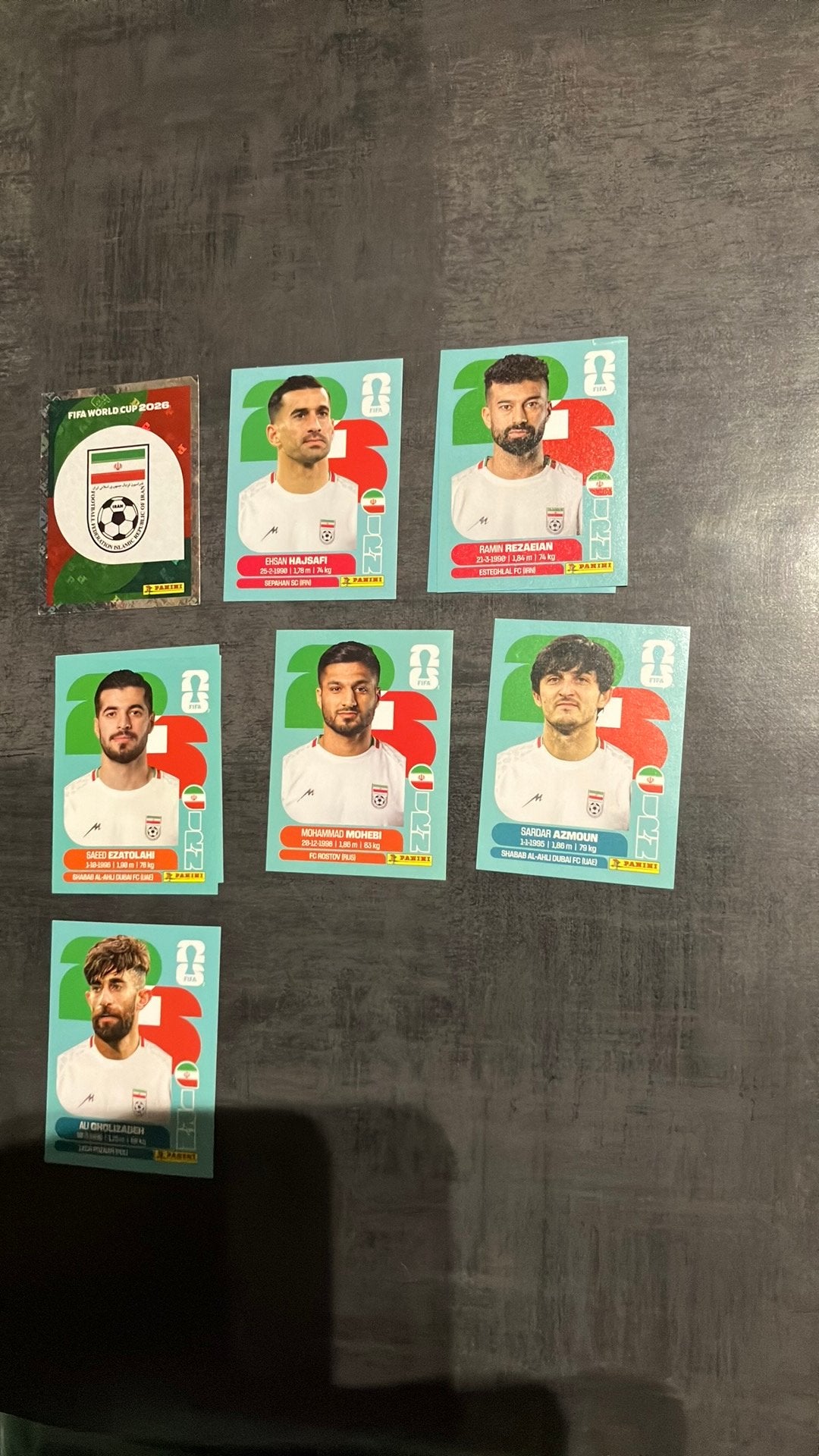 Panini stickers World Cup 2026 Iran, Ophalen of Verzenden, Nieuw