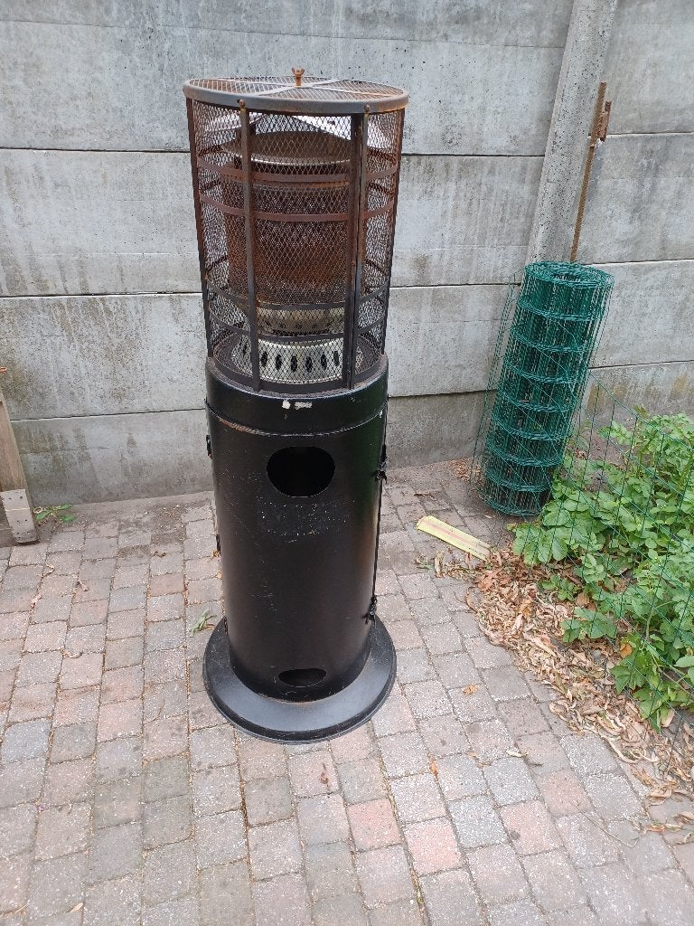 Terrasverwarmer, Jardin & Terrasse, Chauffage de terrasse, Enlèvement, Utilisé, Gaz, Sol