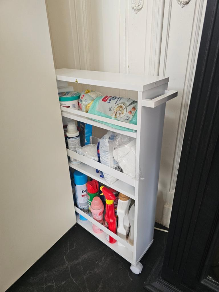 Livarno keukenwagen voor thuis, Huis en Inrichting, Ophalen, Zo goed als nieuw, Wit