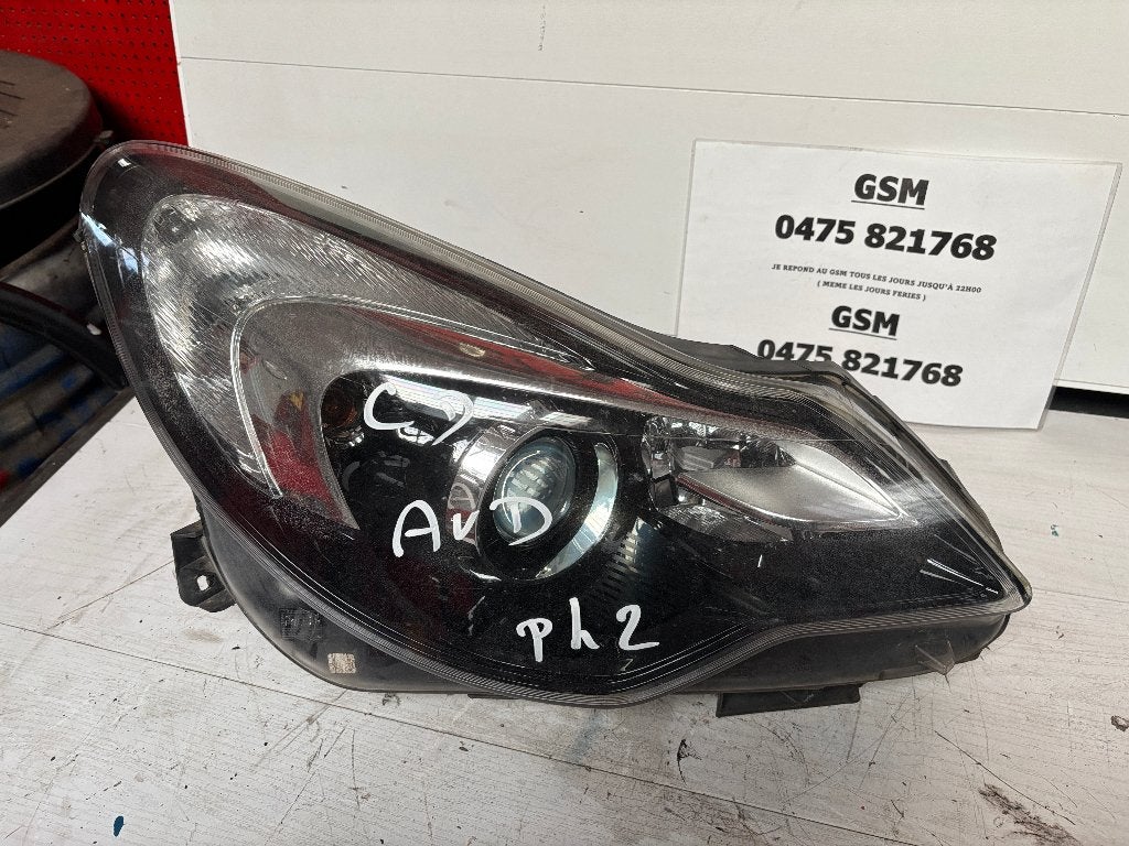 PHARE DROIT OPEL CORSA D, Autos : Pièces & Accessoires, RUE BRIGADE PIRON 307, Enlèvement, Utilisé, Garage_bila@yahoo.fr